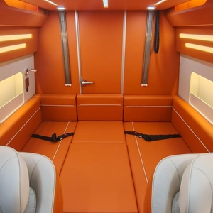 Fábrica OEM ODM en China, Autocaravana Personalizada de Alta Calidad, Carrocería Trasera de FRP con Panel Sándwich, Cocina Deslizable, Color Blanco, 4 Personas - Product Image 4