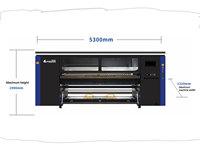 Máquina de Impresión Digital por Sublimación de Formato Grande Fedar FD3324E de 3.3m con 24 Cabezales de Impresión I3200 para Tela Deportiva