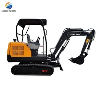 Mini-excavatrice sur chenilles en promotion avec moteur-pompe CE/EPA/Euro 5 et godet, garantie 1 an pour l'agriculture et la construction