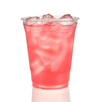 Gobelets à café jetables en plastique avec couvercles en PET/PP, vente en gros, personnalisables avec logo, pour vin, 12oz 16oz, avec pailles, bouteilles d'eau transparentes