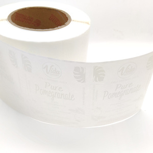 Spot Color Printed Matte Laminate Transparent Waterproof Cosmetic <strong>Labels</strong> in Rolls - Product Image 4