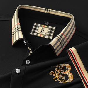 <span class=keywords><strong>Polo</strong></span> d'été pour <span class=keywords><strong>homme</strong></span> à <span class=keywords><strong>manches</strong></span> <span class=keywords><strong>courtes</strong></span>, nouveau modèle brodé, tricoté ample, col revers, respirant et confortable - Product Image 3