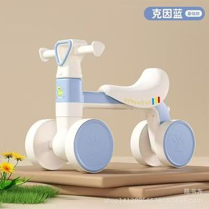 Four Wheel Balance Bike For 1-3 Years Old Kids With Led Lights And Soft Wheels Toddler Scooter Toy Car - Product Image 2