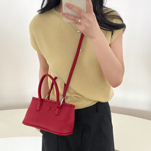 2025 nouveau petit sac fourre-tout à la main mode PU cuir bandoulière épaule messager femmes sac à main - Product Image 4