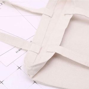 Custom Wholesale Ladies Heavy Duty Canvas Shopping Tote <b>Bags</b> Handmade <b>Foldable</b> Shoulder Travel <b>Bags</b> with Letter Pattern - Product Image 3