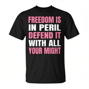 La libertad está en peligro, deféndela con todo tu poder - Camiseta - Product Image 2