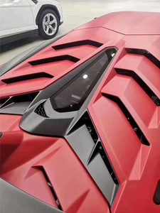 Livraison rapide de haute qualité <span class=keywords><strong>Prix</strong></span> de vente entier Kits de carrosserie de capot moteur en Fiber de carbone sèche Style SVJ pour capot de voiture <span class=keywords><strong>Lamborghini</strong></span> Aventador - Product Image 6