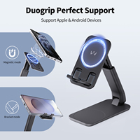 Supports de téléphone portable pliables universels personnalisables, support magnétique puissant en ABS pour bureau, tablette, téléphone, tablette