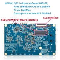 Original RK3588S 8-Core 64Bit PCIE Module externe WiFi BT carte de développement d'ordinateur carte unique Orange Pi 5 4GB 8GB 16GB