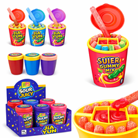 Usine de stylos gommeux à mâcher de haute qualité Vente chaude de bonbons liquides aigres avec saveur fruitée Collations et bonbons emballés en vrac
