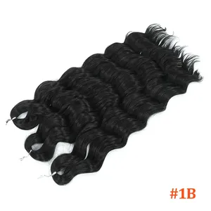 <span class=keywords><strong>Gladys</strong></span> 24 pulgadas 300g Ombre Blond 613 3 piezas naranja Arco Iris cuerpo suelto onda Twist Crochet trenzas plata blanco pelo sintético ondulado - Product Image 6