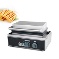 Machine à gaufres industrielle en acier inoxydable robuste à 10 grilles, modèle belge, en promotion en Asie, neuve, disponible à la vente