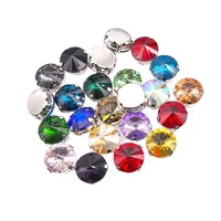 Strass à coudre en verre cristal satellite à quatre griffes, à trou rond, pour vêtements et chaussures DIY - Meilleures ventes