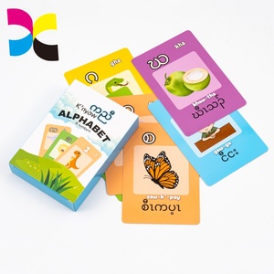 Cartes de jeu éducatives pour enfants en matériaux écologiques personnalisés et design de cartes imperméables avec pelliculage brillant - Product Image 3