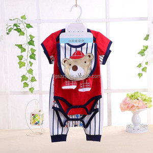 Tuta bambino 5 pezzi estate lavorato <span class=keywords><strong>a</strong></span> <span class=keywords><strong>maglia</strong></span> vestiti del bambino nuovi nati vestiti <span class=keywords><strong>per</strong></span> il bambino <span class=keywords><strong>per</strong></span> l'estate 3-12 mesi - Product Image 1