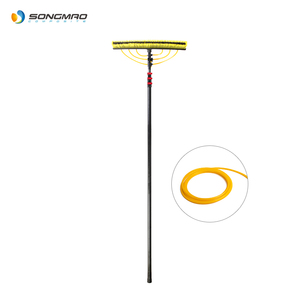 Pôle télescopique de <span class=keywords><strong>nettoyage</strong></span> de vitres en fibre de carbone, haute résistance, 30 pieds, 40 pieds, 45 pieds, alimenté en eau, avec adaptateur de brosse - Product Image 5