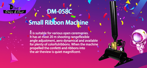Machine à ruban de confettis Canon à ruban électrique avec machine à confettis DMX pour machine de révélation de genre tnt - Product Image 2