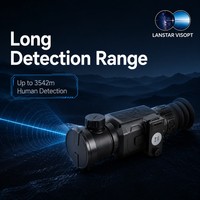 Télescope monoculaire thermique infrarouge d'extérieur, longueur focale 25 mm, résolution 384*288, autonomie de 5 heures