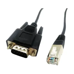 Cabo RJ45 a RS232 Conector RJ45 fêmea pino DB9 A porta serial é usada para cabos de depuração de switch conector rj45 cat 7