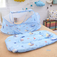Moustiquaire pliable pour bébé, très vendue / Couverture anti-moustiques pour bébé avec oreiller, ensemble trois pièces, directement de l'usine