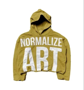 Felpa <span class=keywords><strong>con</strong></span> Cappuccio da Uomo DCY in Cotone, Lavaggio Acido, Design Vintage <span class=keywords><strong>con</strong></span> Grafica <span class=keywords><strong>Scheletro</strong></span>, Pullover Pesante - Product Image 2