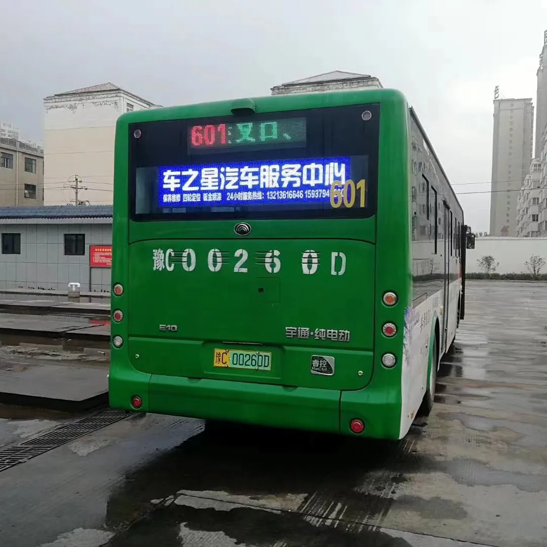 Posizione GPS Bus auto Mobile con HD pubblicità LED schermo 4G Video Wall SDK 2 anni pubblicità 8528591090