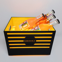 Brevet d'usine OEM bonne qualité grande capacité rose bière whisky bar à champagne bar club lumineux seau à glace à LED