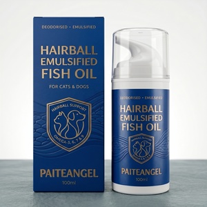Huile <span class=keywords><strong>de</strong></span> poisson émulsifiée OEM pour animaux <span class=keywords><strong>de</strong></span> compagnie, gouttes liquides pour chiens et chats, supplément naturel pour le transit digestif, marque privée - Product Image 6