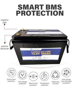 Baterai Lithium Ion 5000 Siklus BMS Baterai Litium Besi Fosfat 12V 200Ah Bawaan Gratis Baterai Lifepo4 - Product Image 6