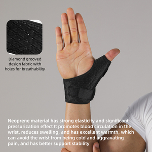 VBOSi Nefes Alabilen Polyester Başparmak Spika Ateli Bilek Destek Bandı Profesyonel Koruma Artrit Tendonit Karpal Antrenman - Product Image 5