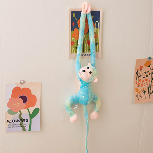 <span class=keywords><strong>Mono</strong></span> de Peluche Multicolor con Brazos Largos y Estampado Metálico, <span class=keywords><strong>Mono</strong></span> Abrazable, Compañero Infantil de Peluche - Product Image 3