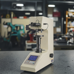 HV(S)-5/10/30/50(A) จอแสดงผลดิจิตอลป้อมปืน vickers เครื่องวัดความแข็งแบบพกพาเครื่องทดสอบ Rockwell พร้อมจอแสดงผล LCD - Product Image 3