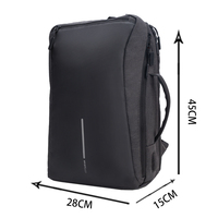 Sac à dos en cuir PU pour hommes, sac à dos pour collège, école, affaires, voyage, grande capacité