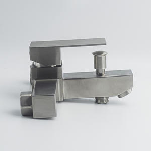 Wall Mounted Bathtub <strong>Shower</strong> Set With Hand <strong>Shower</strong> Stainless Steel <strong>Hose</strong> Adjustable Sliding Bar - Product Image 4