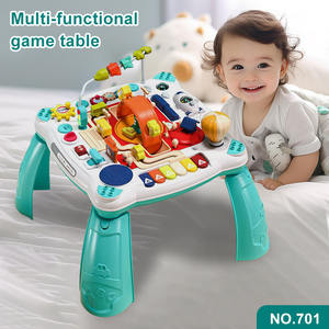 Table de jeu multifonctionnelle pour enfants personnalisée, table de jeu musicale avec lumière et son pour l'apprentissage précoce et le jeu sensoriel - Product Image 2
