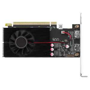 การ์ดจอแสดงผลสำหรับคอมพิวเตอร์แบบประหยัดพลังงาน PCI X16 2GB DDR3 Profile GPU VGA รุ่น R5 230 ออกแบบมาเพื่อการใช้งานสำนักงาน - Product Image 1