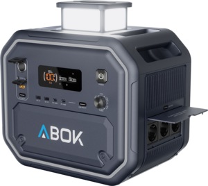 ABOK US EU Warehouse 2500W 2800W Portable Power Station LiFePO4 <b>Solar</b> <b>Generator</b> MPPT Pure Sine Wave for Home Backup - Product Image 1
