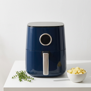 Friteuse à air ronde moderne 3.1-4.0L, électrique, à panier unique, en céramique antiadhésive, avec minuterie manuelle, appareil de cuisson multifonction domestique - Product Image 3