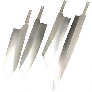 Jexa Lot de 4 Lames de Couteau de Cuisine Japonais Industrielles OEM DIY, Acier Inoxydable Traité Thermiquement 2,2 mm, Gyuto Santoku - Product Image 1