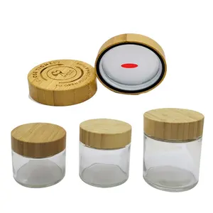 2オンス3オンス4オンス子供に強いパック子供に強い木製缶メイソンジャースクリュートップ竹蓋 - Product Image 2