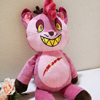 Peluches personnalisées en gros, animaux en peluche lestés, jouets en peluche super doux faits à la main, ours Scar en peluche pour Halloween