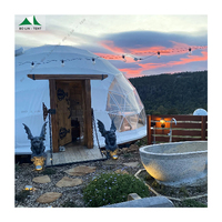 Couverture moderne en PVC directe d'usine Glamping Domo Hotel Tentes dôme