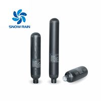 Bouteille d'air en fibre de carbone certifiée CE, étiquette personnalisable, fabriquée en Chine, 0,6 l, DOT 300 bar, bouteille en fibre de carbone 0,5