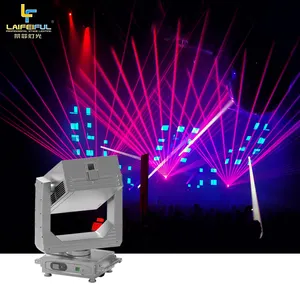 Lampu Panggung Luar Ruangan Laser Bergerak Kepala 30 W Rgb IP65 Sinar Laser Luar Ruangan 30 Watt Laser Bergerak Kepala