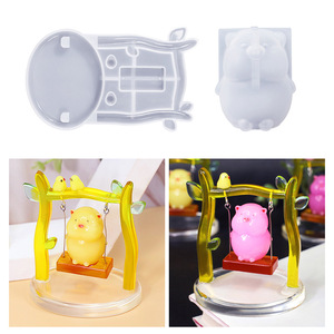 Moule en silicone pour balançoire de cochon, pour la création de décorations DIY, lot de 20 accessoires - Product Image 5