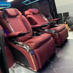 مقعد سيارة فاخر معدل بتصميم جديد، مقعد كابتن مايباخ مع مسند ذراع قابل للتعديل لسيارات في كلاس وفيتو وميتريس W447 وسبرينتر فان وسيارات الدفع الرباعي - Product Image 1