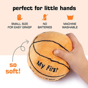A315 hochet de <span class=keywords><strong>basket</strong></span>-ball en peluche pour bébé, contenu d'apprentissage, excellent cadeau pour tout-petits, filles et garçons, jouets de <span class=keywords><strong>basket</strong></span>-ball en peluche personnalisés - Product Image 4