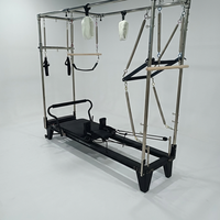 Reformer de Pilates en alliage d'aluminium avec tour Cadillac complète, machine de studio et ensemble de ressorts réglables pour la maison