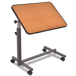 Tavolino da Letto Regolabile Chuangen Medical in Legno con Ruote per Pazienti - Product Image 1
