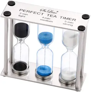 Stainless Steel Kitchen Home Cooking Tea Hourglass Timer